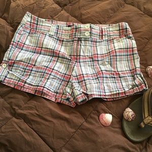 Tracy Evans Plaid Shorts